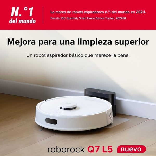 robot aspirador roborock q7 l5 blanco