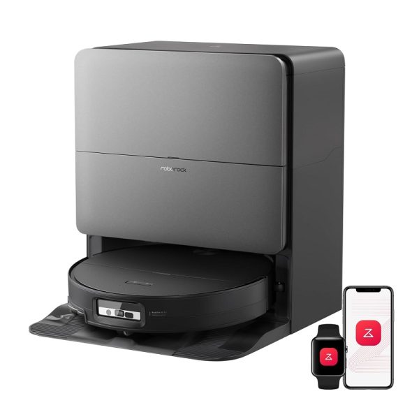 robot aspirador roborock saros sonic negro