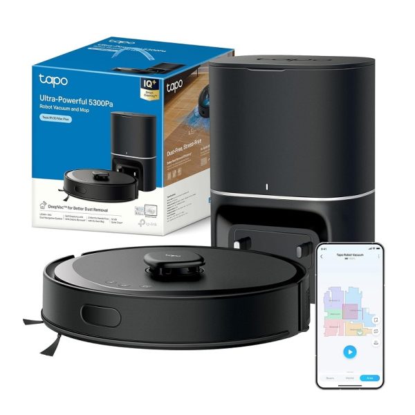 robot aspirador tapo rv30 max plus negro