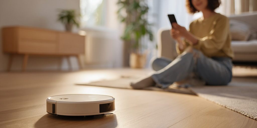 app no encuentra robot aspirador